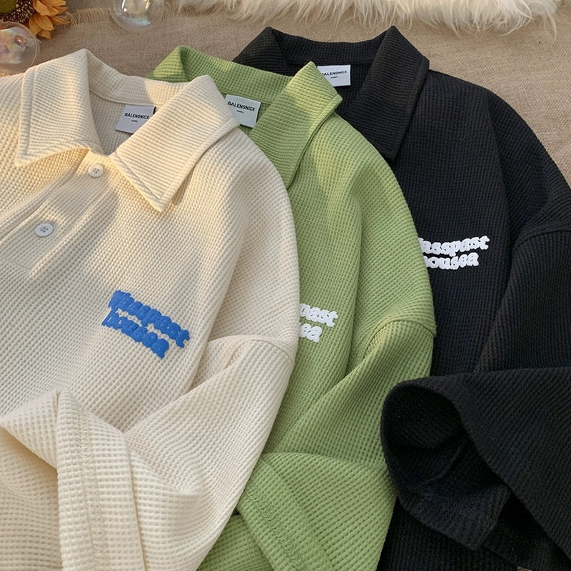 Konggeins Casual polo collar t-shirt