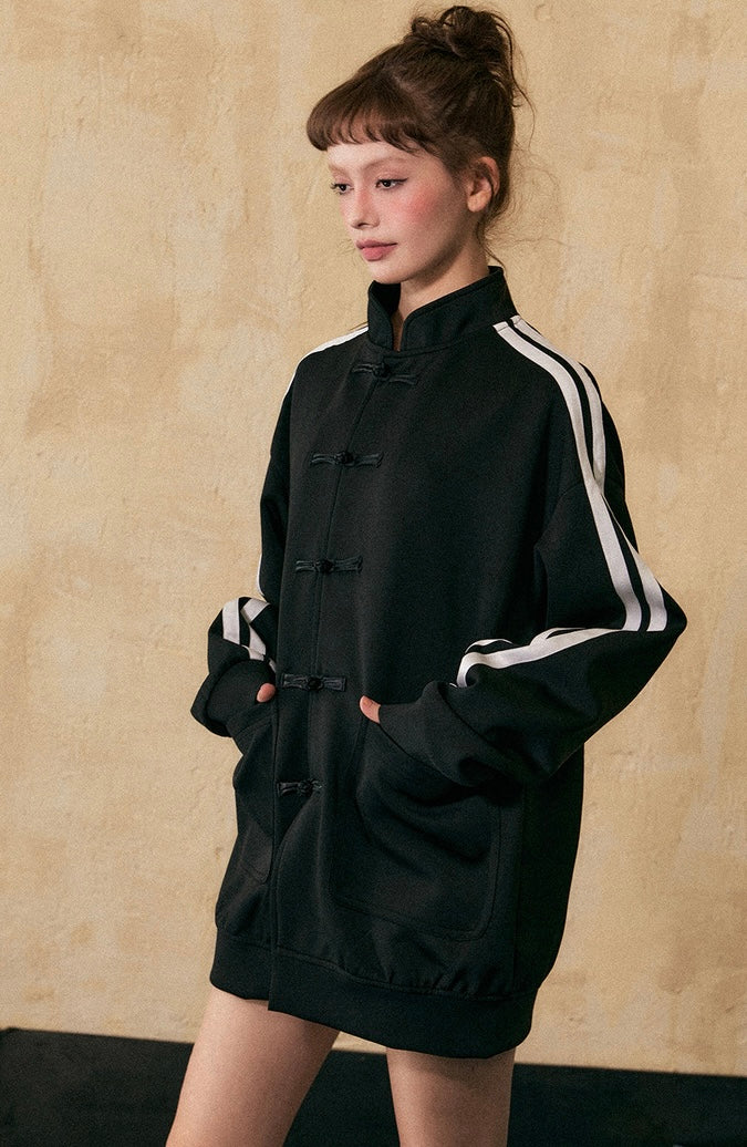 EZEK&STUDIO Chinese style loose cardigan