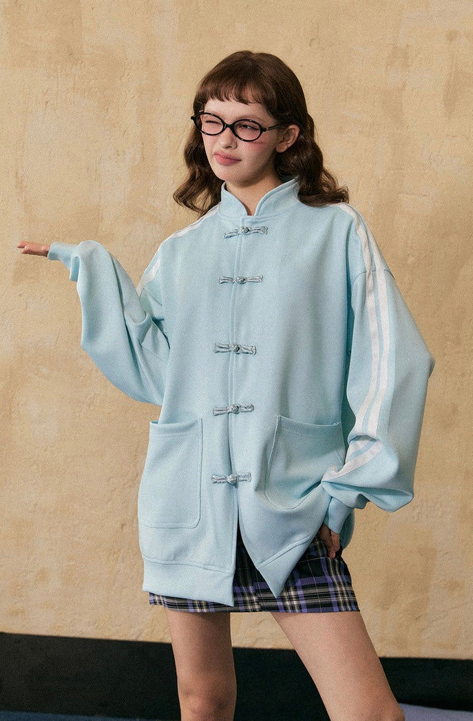 EZEK&STUDIO Chinese style loose cardigan