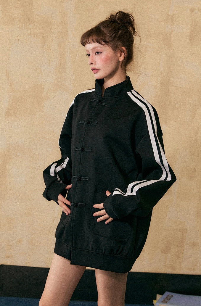 EZEK&STUDIO Chinese style loose cardigan