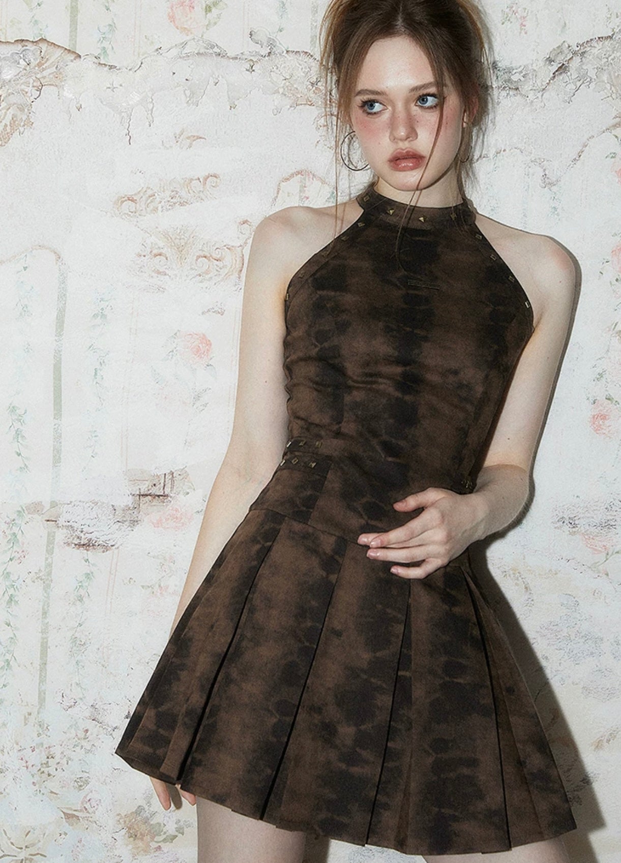 I'M ONE halter neck sleeveless hot sexy dress