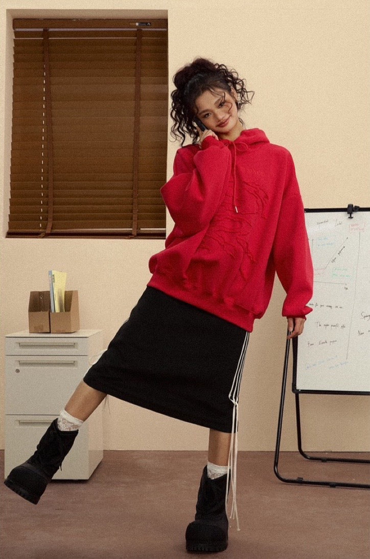 EZEK&STUDIO Dragon Oversize Sweetshirt