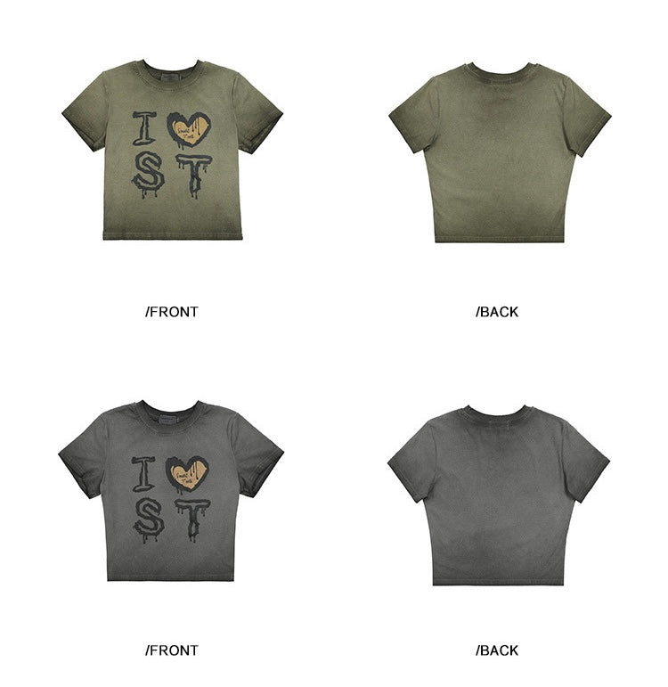 EZEK&STUDIO Short sleeve loose casual T-shirt