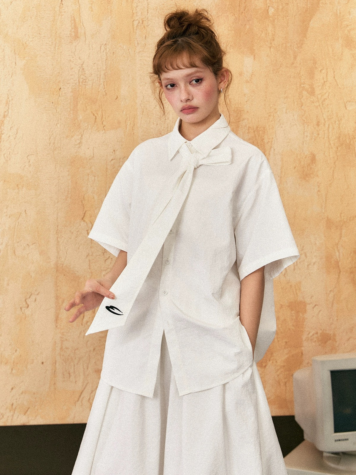 EZEK&STUDIO Plain casual short sleeve shorts