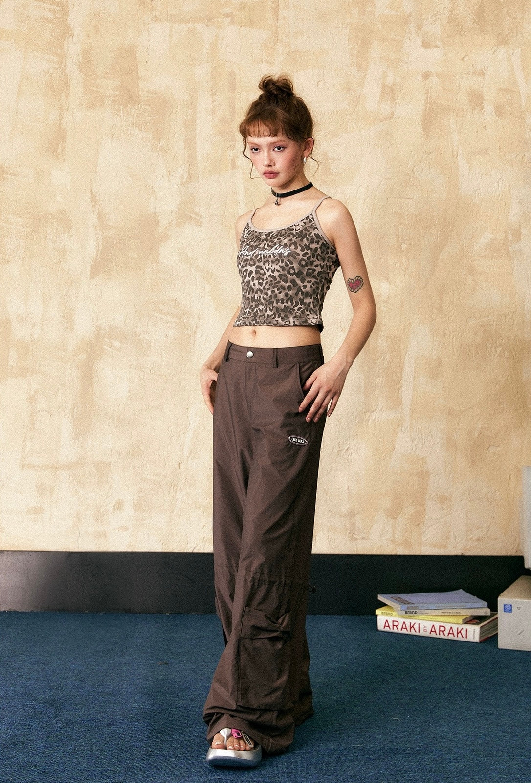EZEK&STUDIO American leopard print camisole