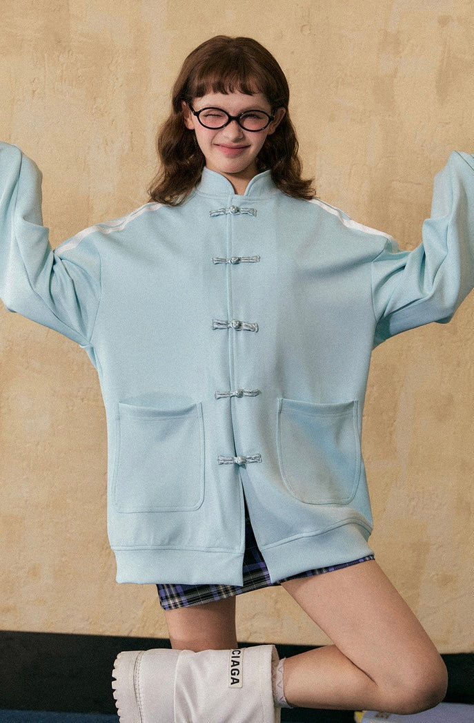EZEK&STUDIO Chinese style loose cardigan