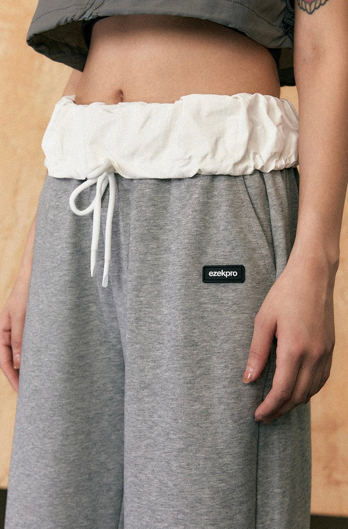 EZEK&STUDIO Loose suspender casual pants