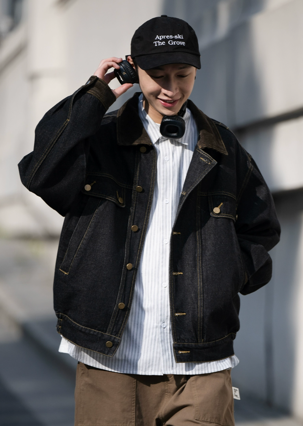 BELLKENIDE Retro Heavy Industry Denim Jacket