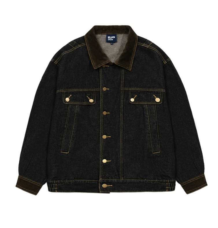 BELLKENIDE Retro Heavy Industry Denim Jacket