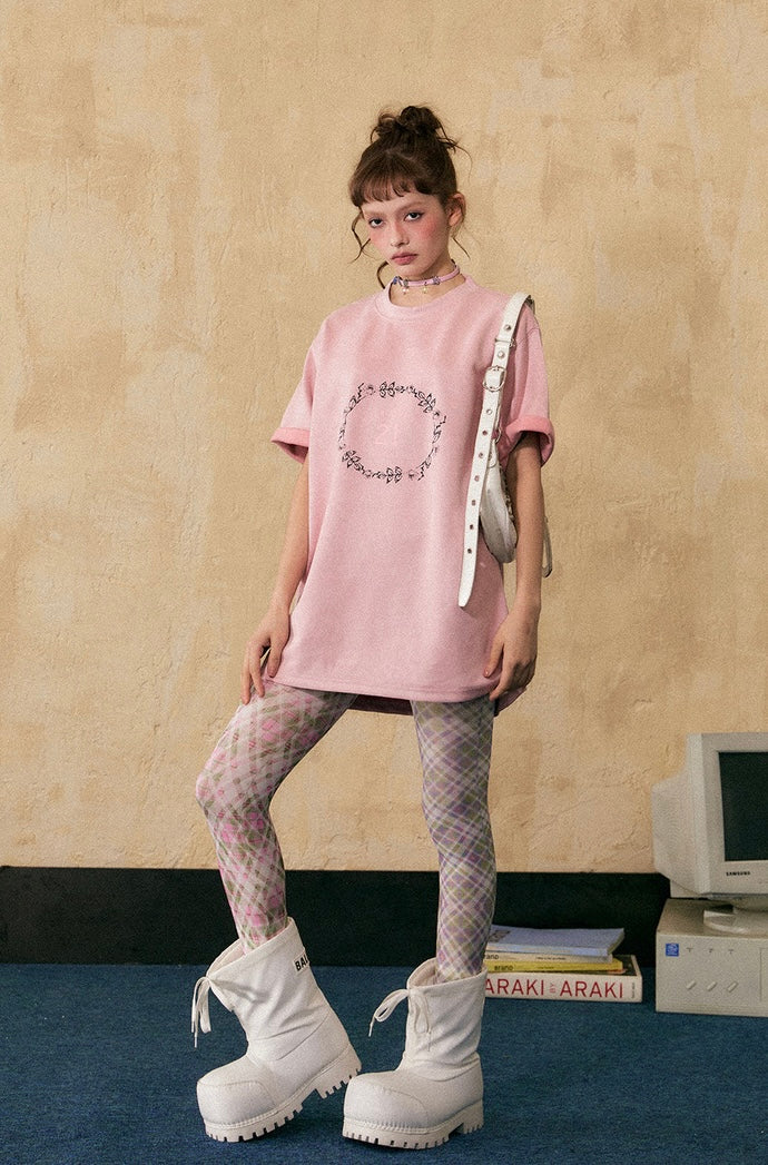 EZEK&STUDIO American Retro short sleeve casual T-shirt