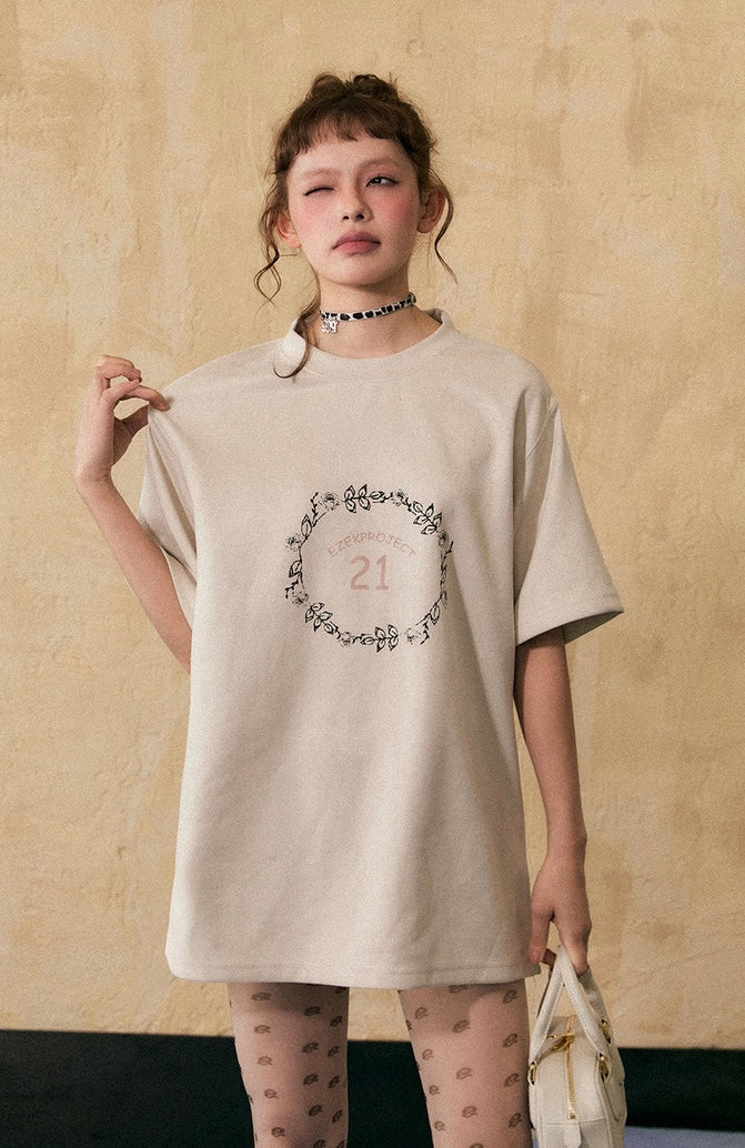EZEK&STUDIO American Retro short sleeve casual T-shirt