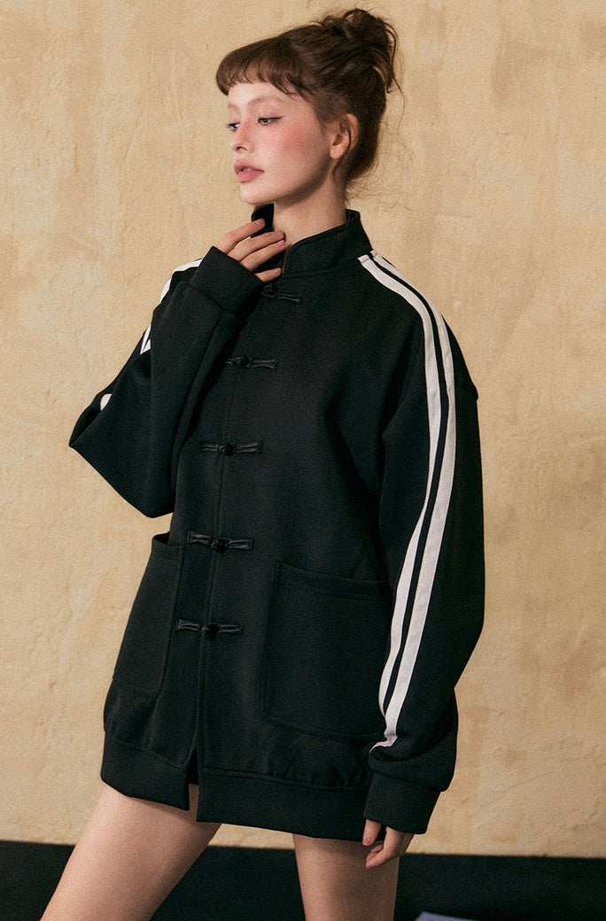 EZEK&STUDIO Chinese style loose cardigan