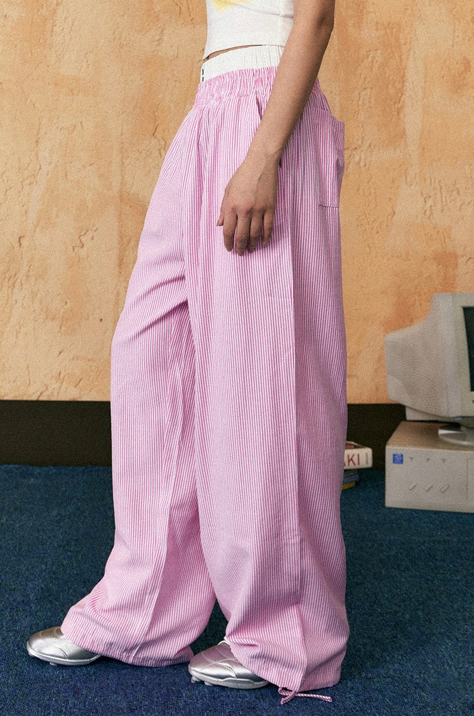 EZEK&STUDIO Striped Casual pants