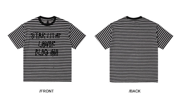 EZEK&STUDIO Striped Short sleeve t-shirt