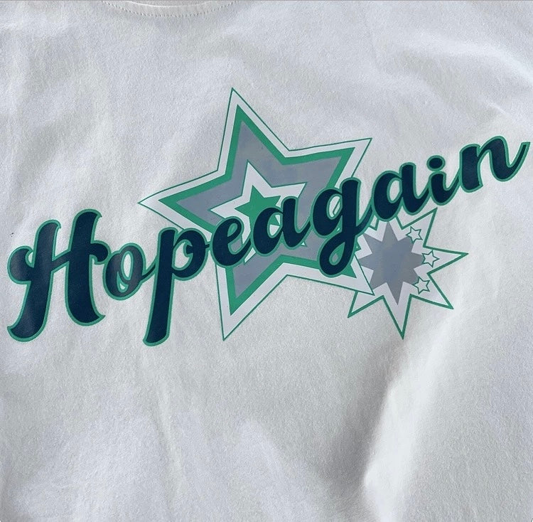Konggeins American Retro star print short sleeve T-shirt