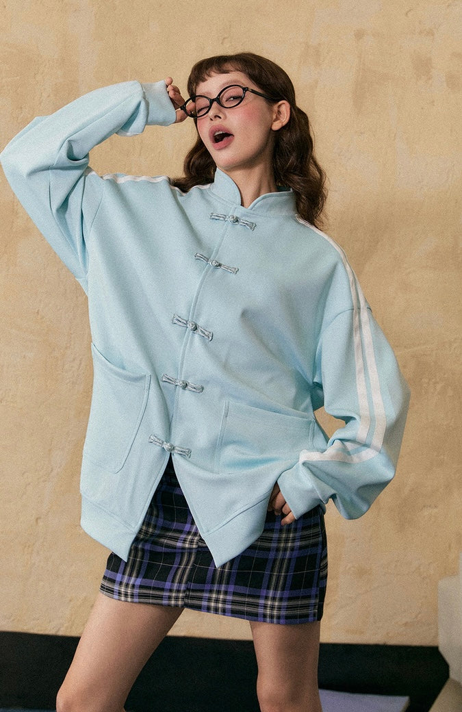 EZEK&STUDIO Chinese style loose cardigan