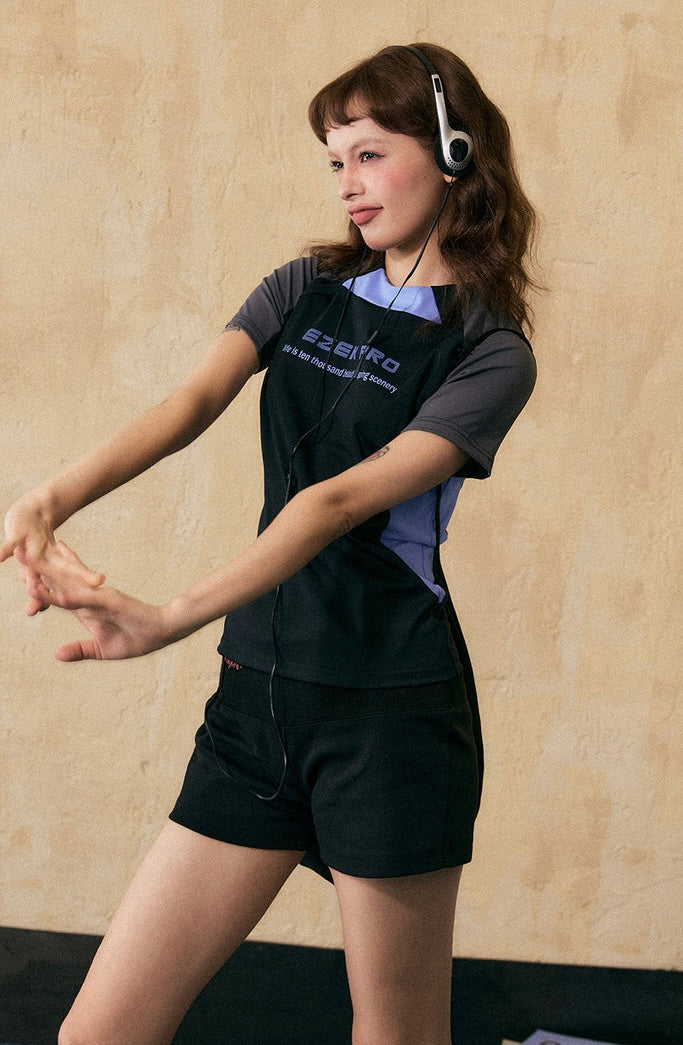 EZEK&STUDIO American Street slim top short sleeve
