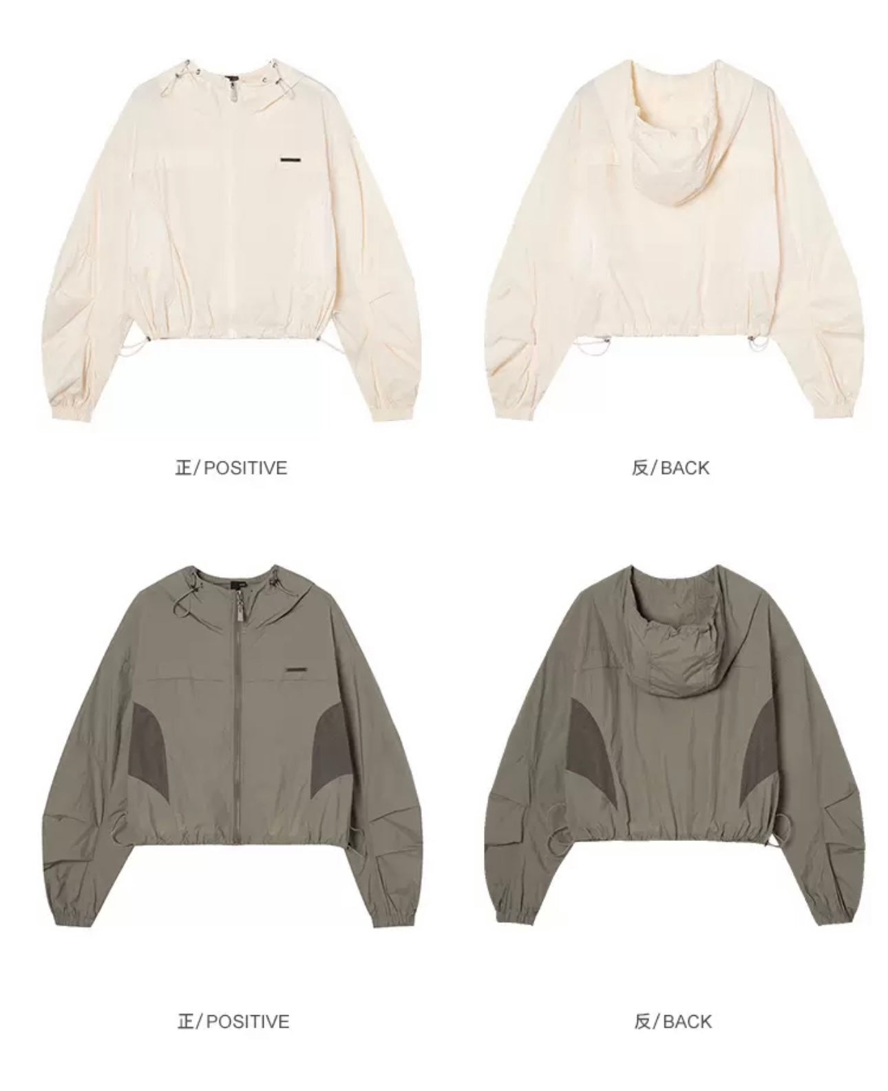 I'M ONE Mesh Stitching Workwear Style Sun Protection Shirt