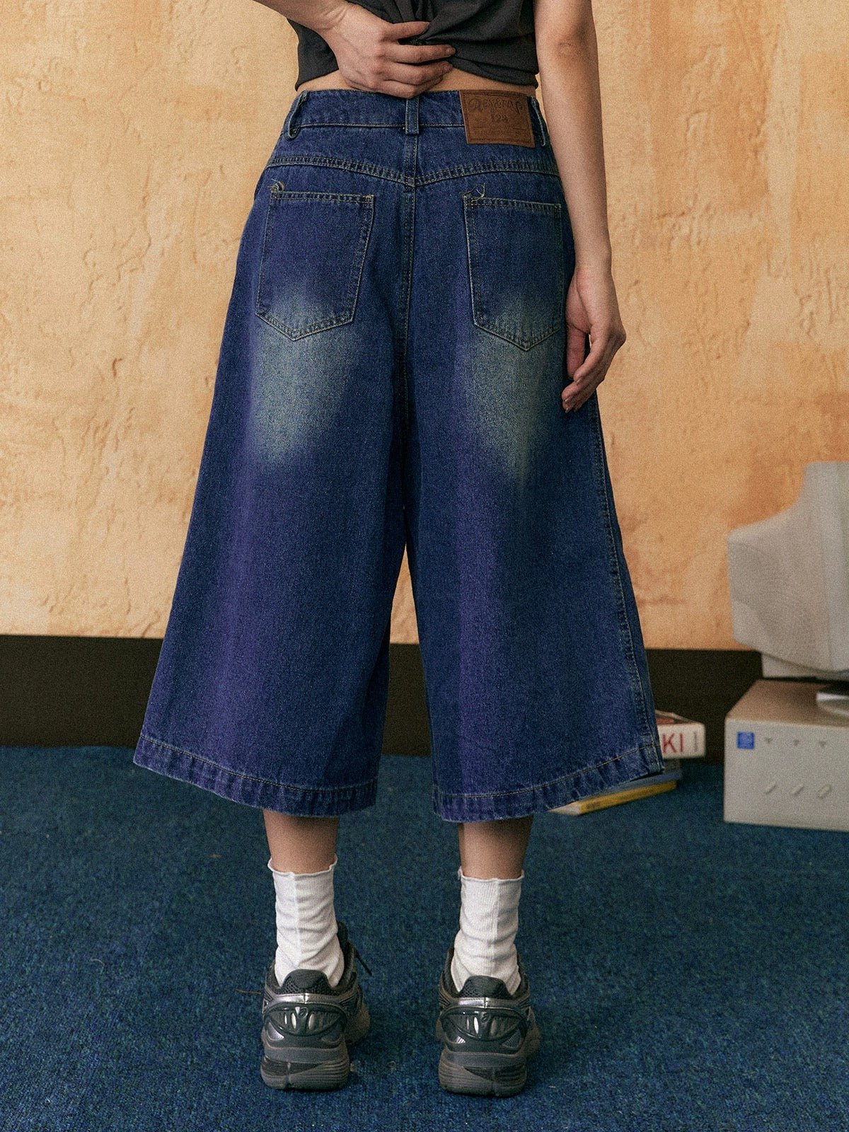 EZEK&STUDIO American Retro denim shorts
