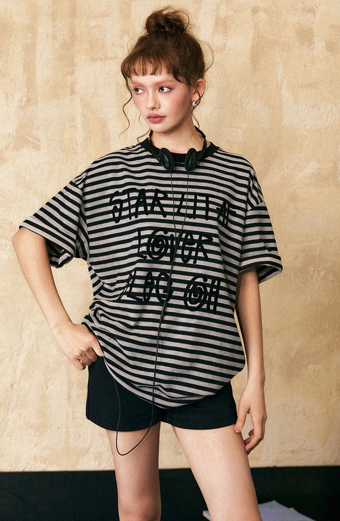 EZEK&STUDIO Striped Short sleeve t-shirt