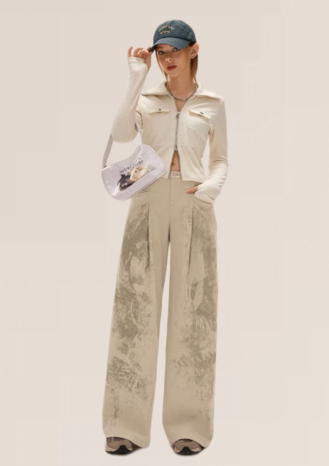 I'M ONE Casual Loose Wide Pants