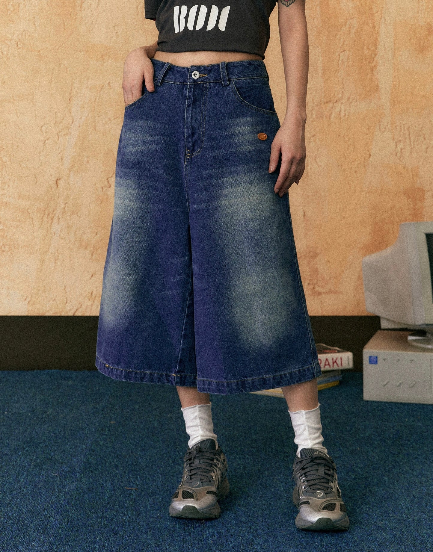 EZEK&STUDIO American Retro denim shorts