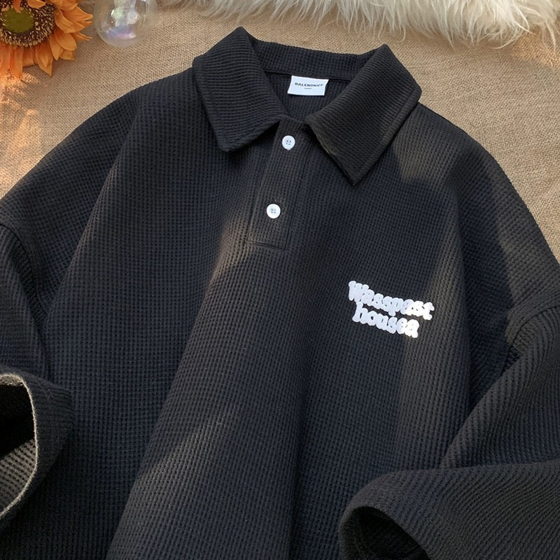Konggeins Casual polo collar t-shirt