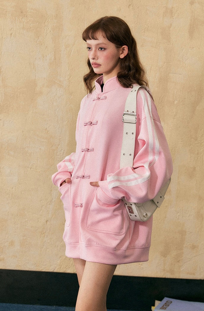 EZEK&STUDIO Chinese style loose cardigan