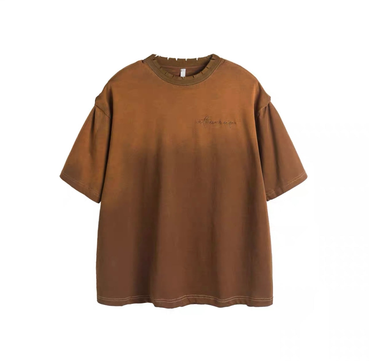 EZEK&STUDIO American Retro gradation T-shirt