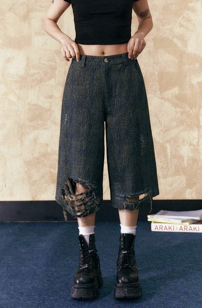 EZEK&STUDIO American Retro Washed Straight-reg jeans