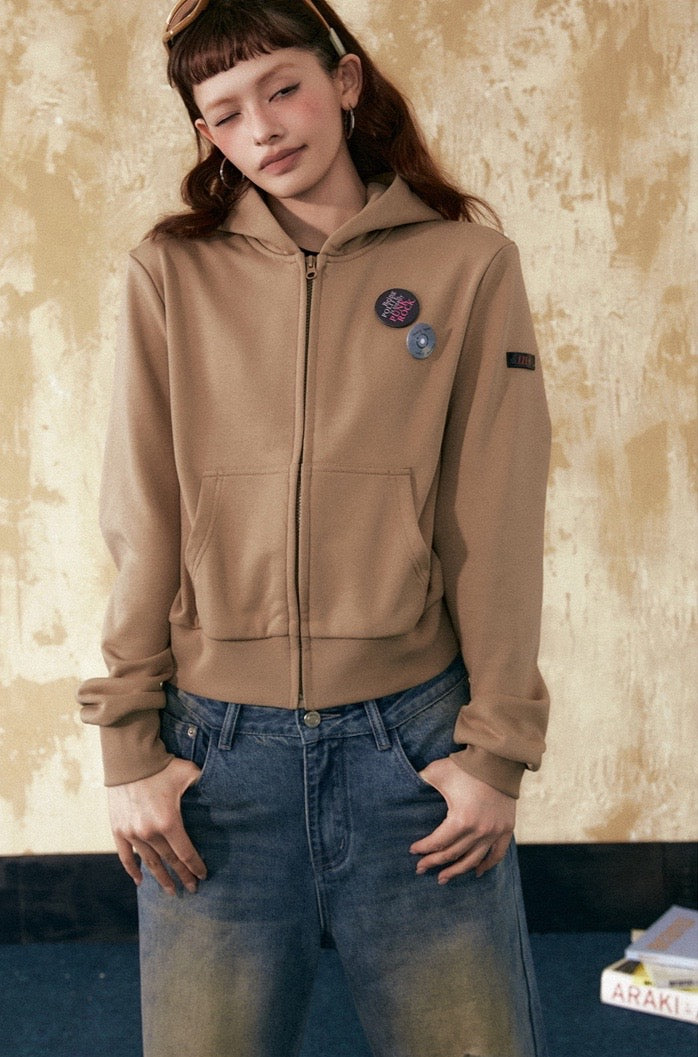 EZEK&STUDIO American Retro Teenagers Casual Sportsjacket