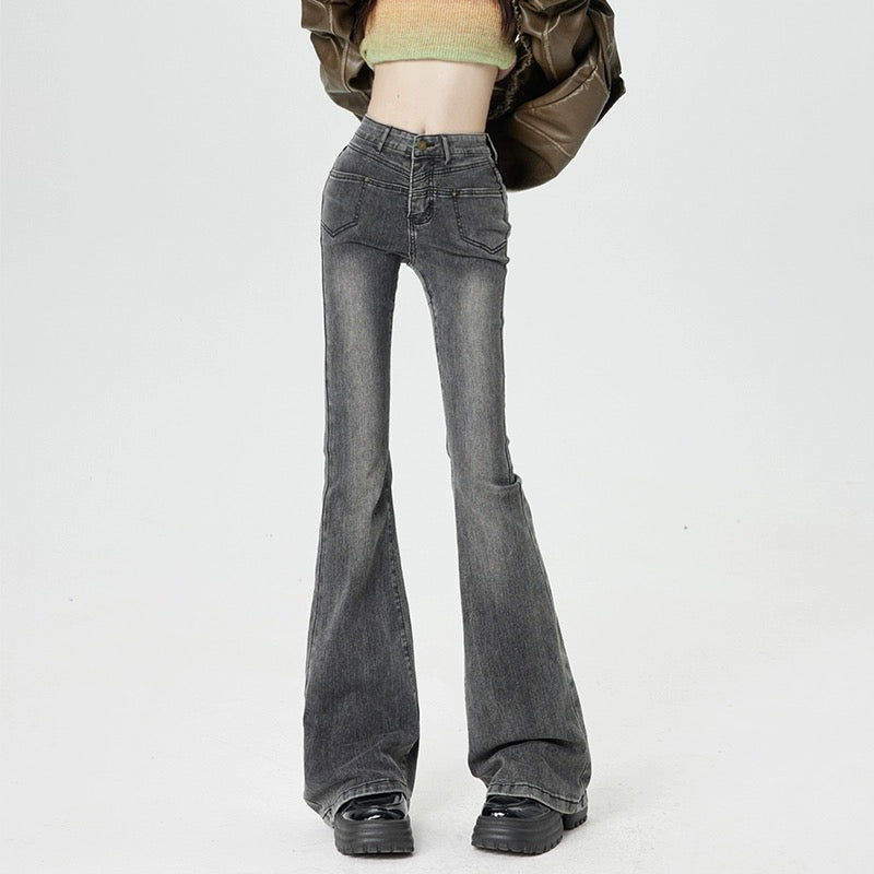 Konggeins American Vintage Wide Leg Jeans