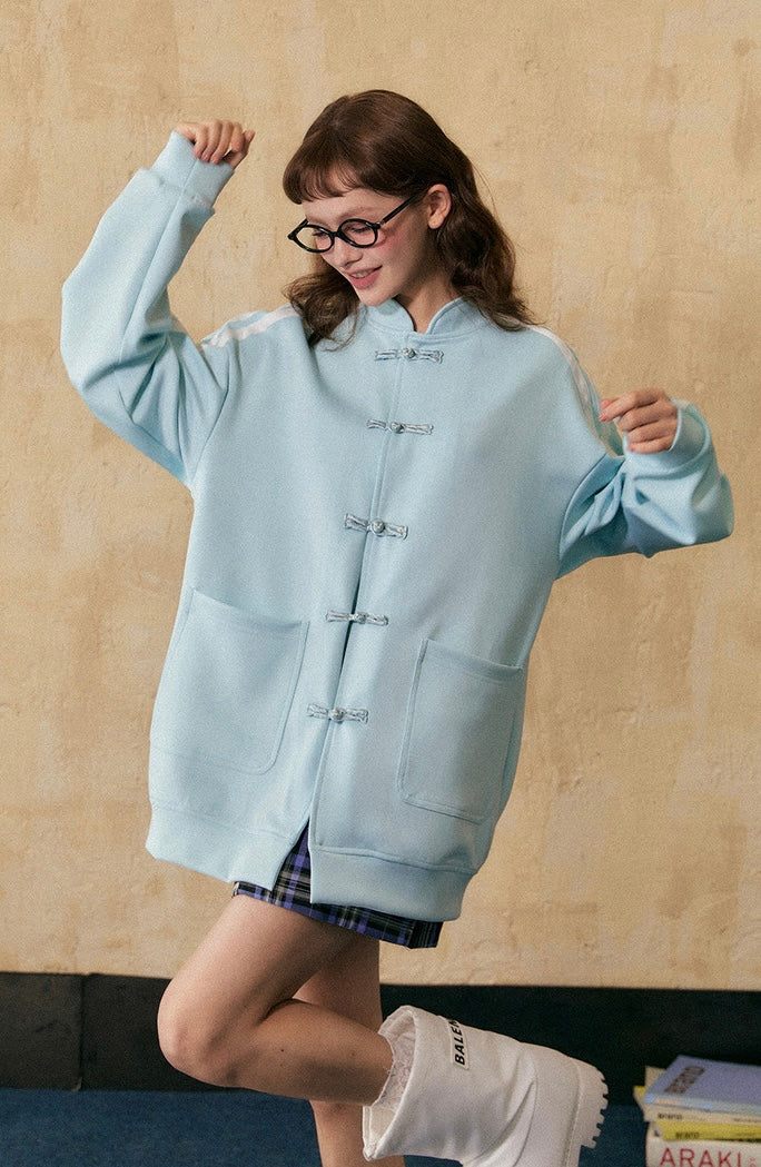 EZEK&STUDIO Chinese style loose cardigan