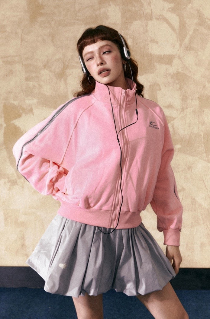 EZEK&STUDIO American Retro Stand Collar Casual jacket