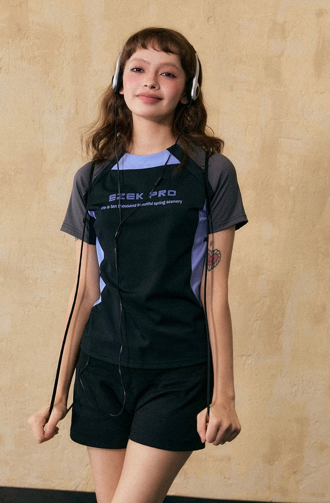 EZEK&STUDIO American Street slim top short sleeve