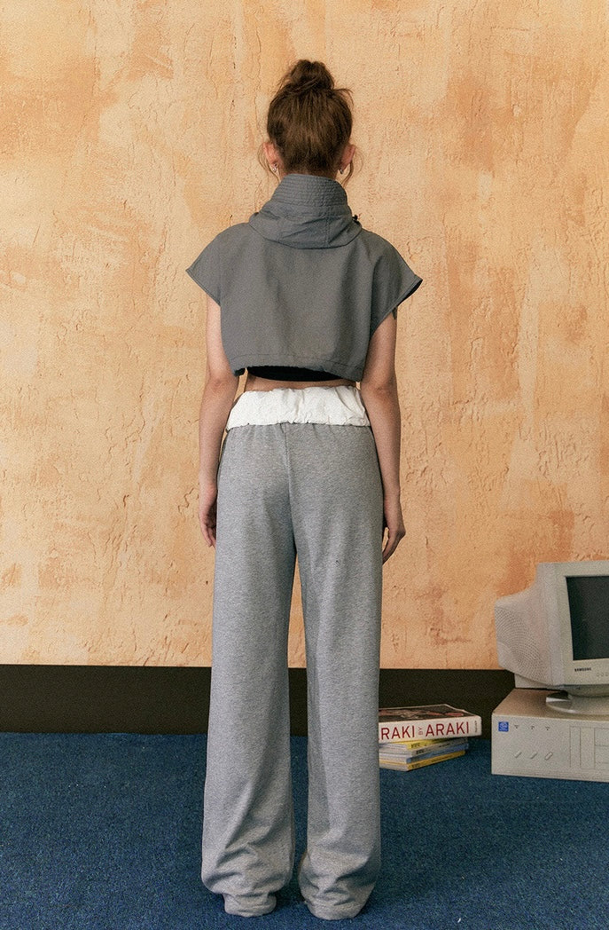 EZEK&STUDIO Loose suspender casual pants