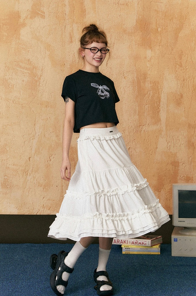EZEK&STUDIO Black short sleeve loose casual T-shirt