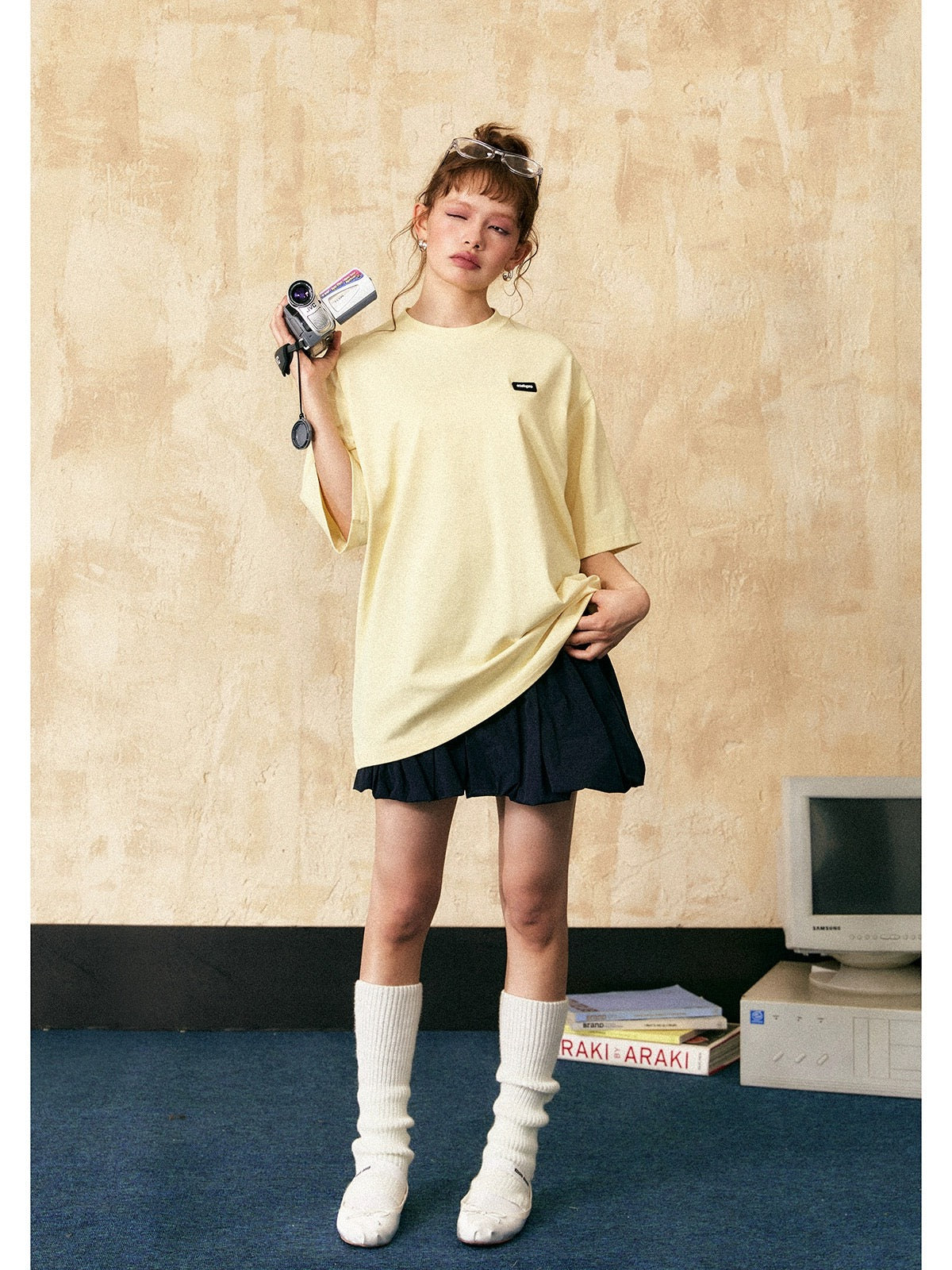 EZEK&STUDIO Short sleeve loose casual T-shirt