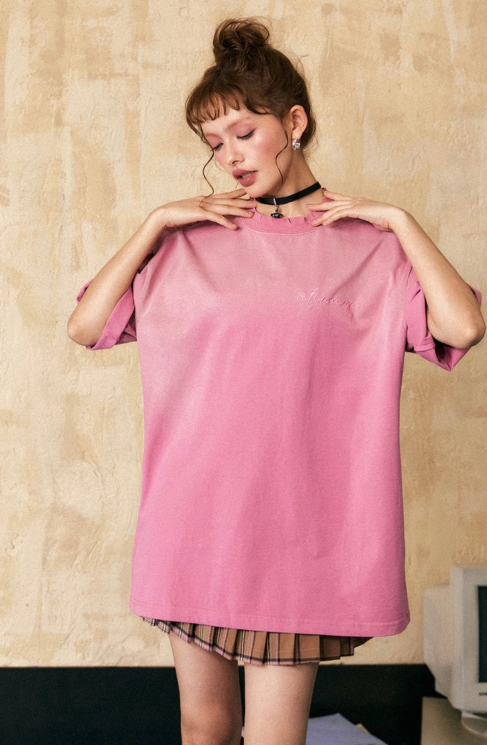 EZEK&STUDIO American Retro gradation T-shirt
