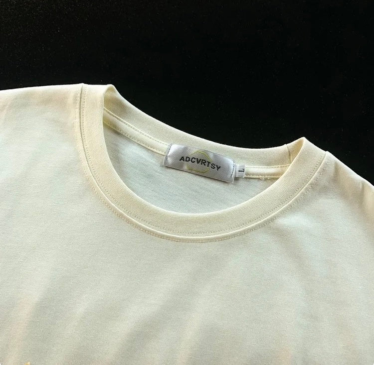 Konggeins American retro loose star print short sleeve T-shirt