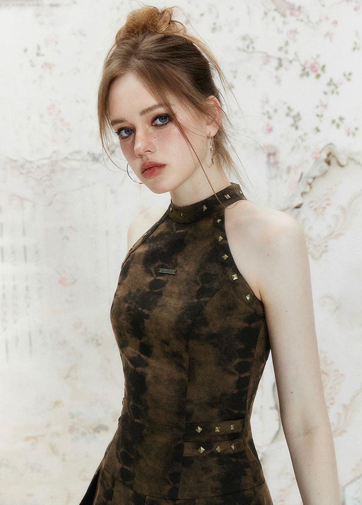 I'M ONE halter neck sleeveless hot sexy dress