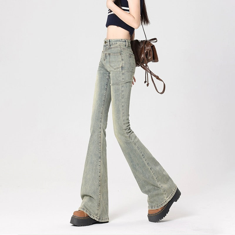 Konggeins American Vintage Wide Leg Jeans