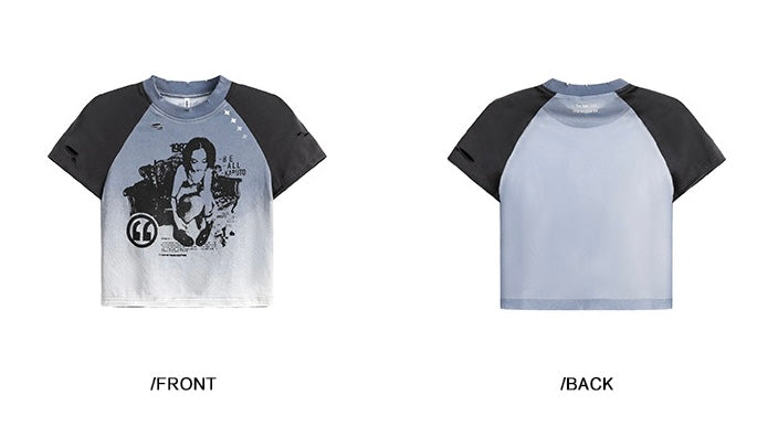 EZEK&STUDIO American Retro Punk Short Sleeve T-Shirt