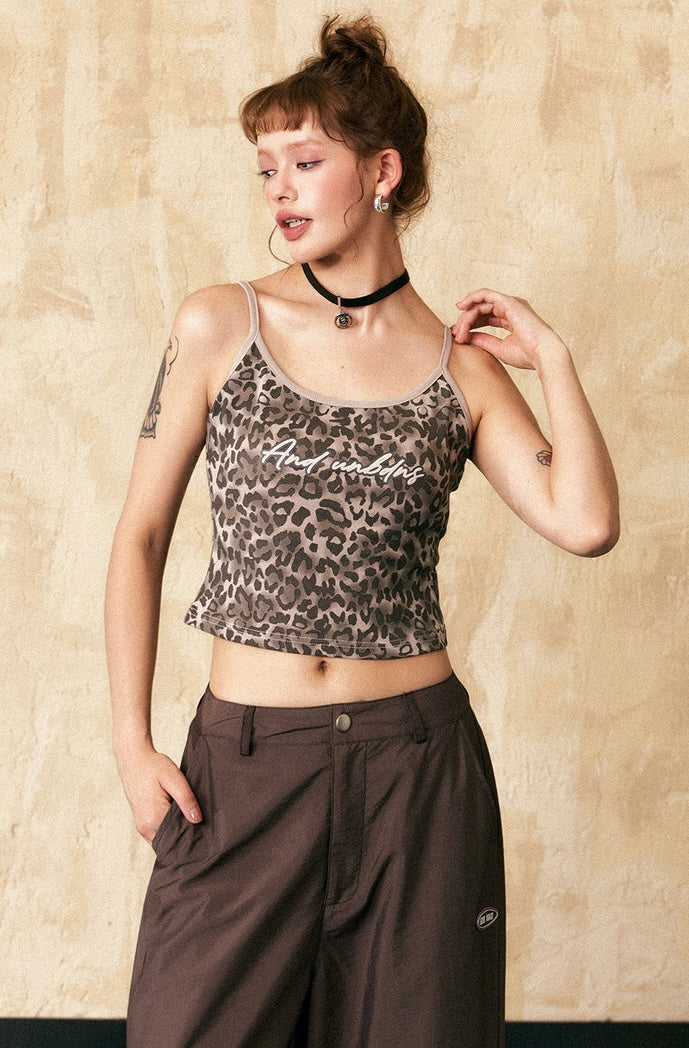 EZEK&STUDIO American leopard print camisole