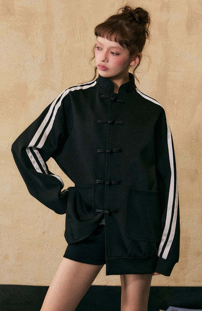 EZEK&STUDIO Chinese style loose cardigan