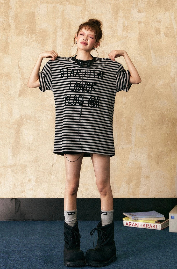 EZEK&STUDIO Striped Short sleeve t-shirt