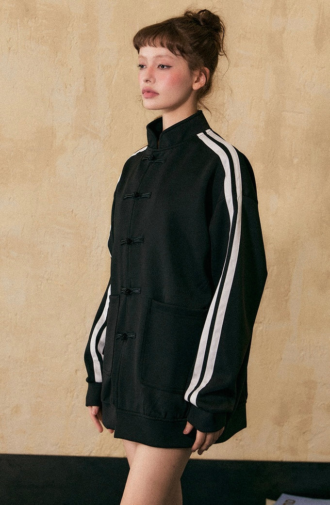 EZEK&STUDIO Chinese style loose cardigan