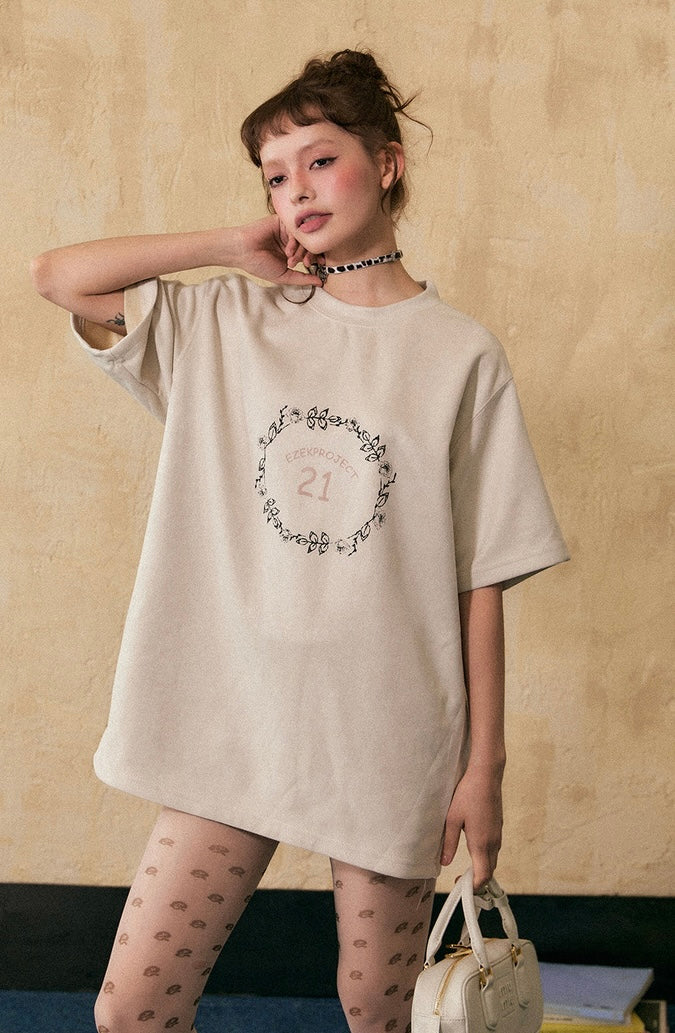 EZEK&STUDIO American Retro short sleeve casual T-shirt
