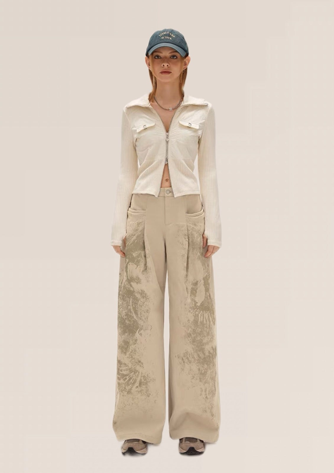 I'M ONE Casual Loose Wide Pants