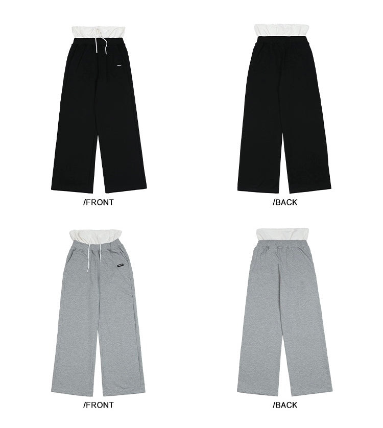 EZEK&STUDIO Loose suspender casual pants